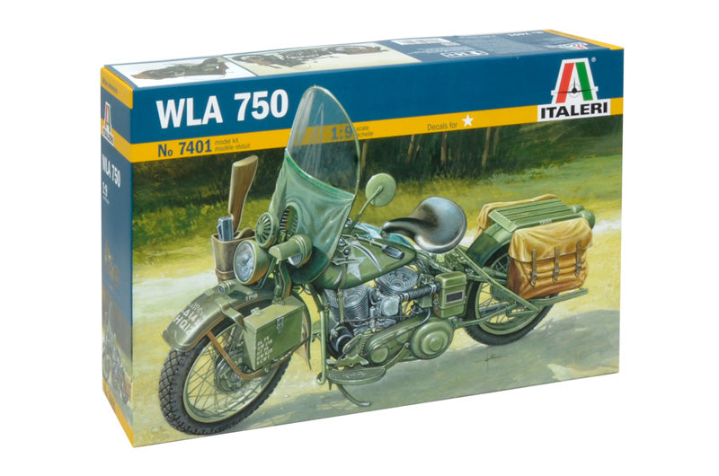 Italeri 7401 - SCALE 1 : 9 WLA 750 U.S. Motorcycle