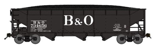 Bluford Shops N 74045 Offset Side 70-Ton 3-Bay Hopper, Baltimore and Ohio