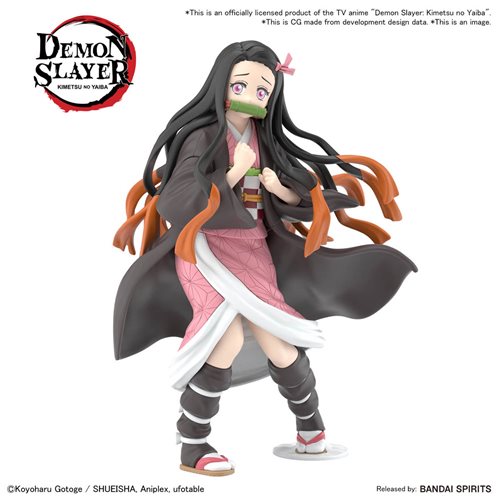 Bandai 2682346 Demon Slayer: Kimetsu no Yaiba Nezuko Kamado Model Kit Demo