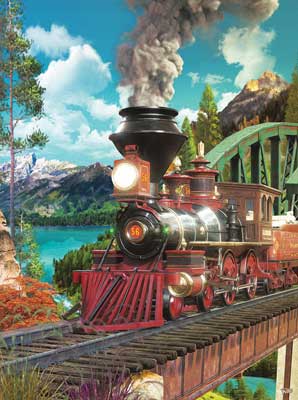 Train Enthusiast Vendors 42365 Number 56 Jigsaw Puzzle (500 Pieces)