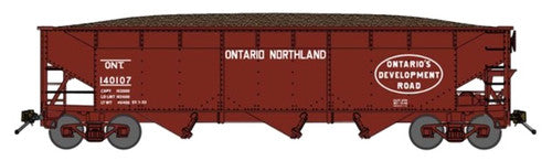 Bluford Shops N 74100 Offset Side 70-Ton 3-Bay Hopper, Ontario Northland