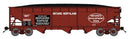Bluford Shops N 74118 Offset Side 70-Ton 3-Bay Hopper, Ontario Northland (C&O Service)
