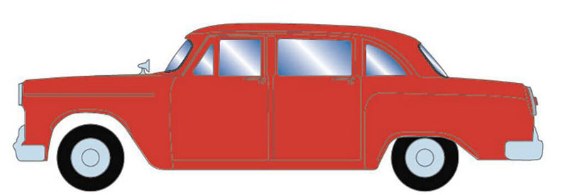 Athearn HO 74116 1950s Sedan, Red