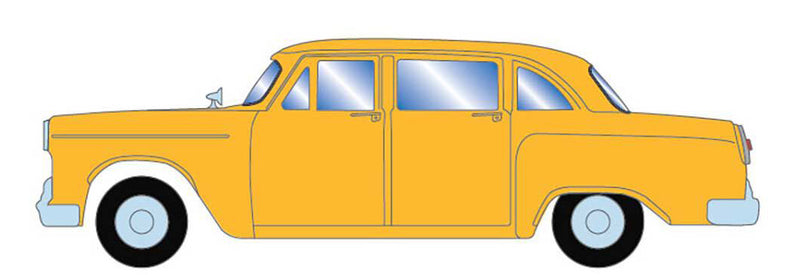 Athearn HO 74118 1950s Sedan, Yellow