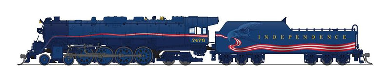 BLI 7411 Reading T1 4-8-4, Independence Day Paint Scheme, Patriotic Sounds, Paragon4 Sound/DC/DCC, Smoke, N (Fantasy Paint Scheme)