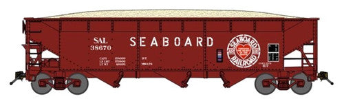 Bluford Shops N 74147 Offset Side 70-Ton 3-Bay Hopper, Seaboard Air Line