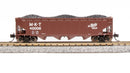 BLI 7429 ARA 70-Ton Quad Hopper, MKT, The Katy Serves the Southwest, 4-pack A, N Scale