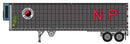 Trainworx N 4023311 40' Corrugated Reefer Trailer, Assembled, Northern Pacific