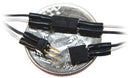 Train Control Systems 1521 2-Pin Mini Connector, With 6" 15.2cm Purple Wires .12 x .085 x .243"
