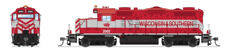 BLI 7470 EMD GP20, WSOR 2002, Red and Gray, Paragon4 Sound/DC/DCC, HO