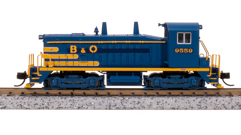 BLI 7483 EMD NW2, B&O 9564, Patched Pere Marquette Scheme, Paragon4 Sound/DC/DCC, N