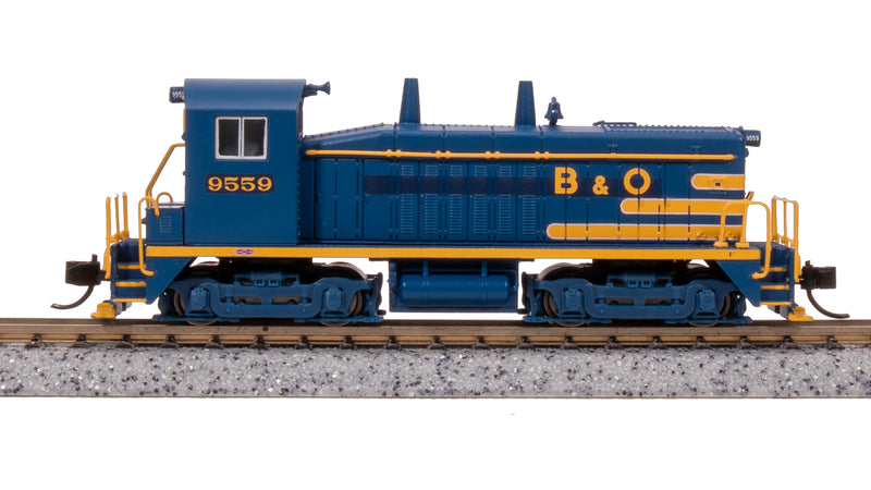 BLI 7482 EMD NW2, B&O 9559, Patched Pere Marquette Scheme, Paragon4 Sound/DC/DCC, N