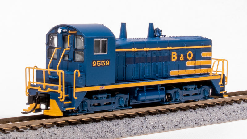 BLI 7483 EMD NW2, B&O 9564, Patched Pere Marquette Scheme, Paragon4 Sound/DC/DCC, N