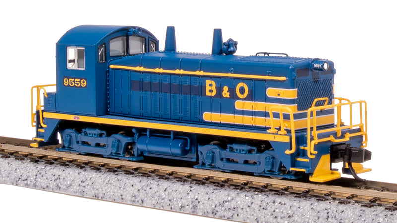 BLI 7483 EMD NW2, B&O 9564, Patched Pere Marquette Scheme, Paragon4 Sound/DC/DCC, N