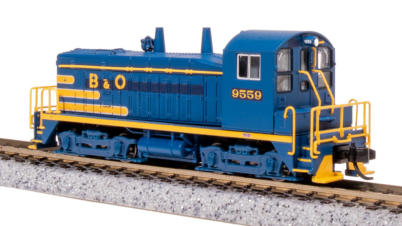 BLI 7483 EMD NW2, B&O 9564, Patched Pere Marquette Scheme, Paragon4 Sound/DC/DCC, N