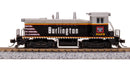 BLI 7486 EMD NW2, CBQ 9407-B, "Burlington" billboard, Paragon4 Sound/DC/DCC, N