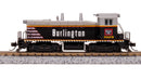 BLI 7486 EMD NW2, CBQ 9407-B, "Burlington" billboard, Paragon4 Sound/DC/DCC, N