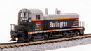 BLI 7486 EMD NW2, CBQ 9407-B, "Burlington" billboard, Paragon4 Sound/DC/DCC, N
