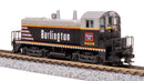 BLI 7486 EMD NW2, CBQ 9407-B, "Burlington" billboard, Paragon4 Sound/DC/DCC, N
