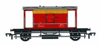 Bachmann HO 74901 British Brake Van Track Cleaning Car, Signal and Telegraph