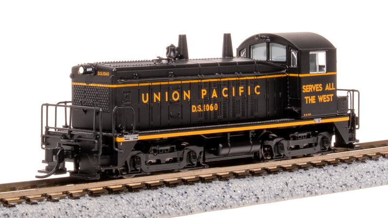 BLI 7501 EMD NW2, UP 1073, Black w/ Yellow, Paragon4 Sound/DC/DCC, N