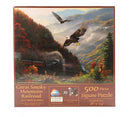 Train Enthusiast Vendors 53135 Great Smoky Mountain Railroad Puzzle, 500 Pieces 18 x 24"