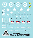 Italeri 7513 M7 PRIEST/KANGAROO - FAST ASSEMBLY 1:72