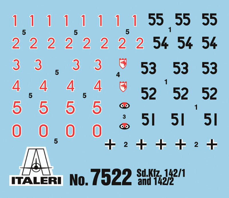 Italeri 7522 - SCALE 1 : 72 STURMGESCHUTZ III - FAST ASSEMBLY