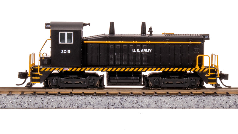 BLI 7527 EMD SW8, USAX 2034, Black w/ "US ARMY", Paragon4 Sound/DC/DCC, N (NP)