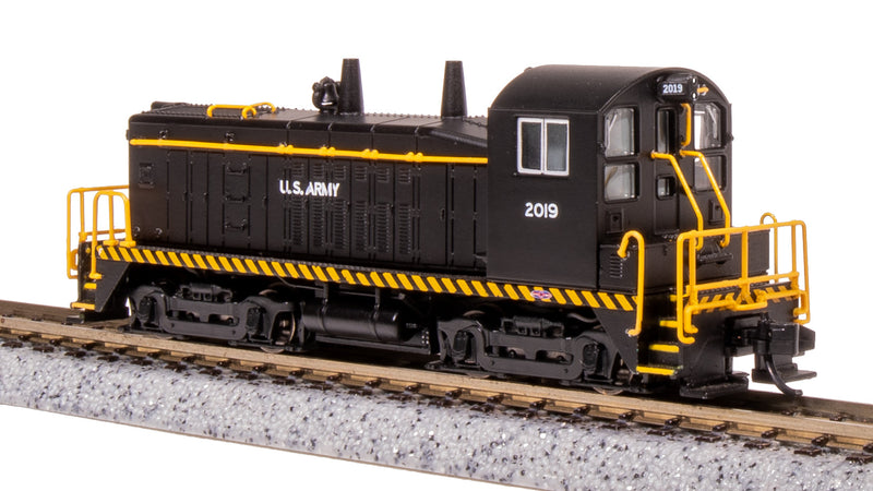 BLI 7527 EMD SW8, USAX 2034, Black w/ "US ARMY", Paragon4 Sound/DC/DCC, N (NP)