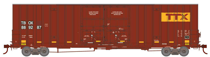 Athearn HO 75297 60' Gunderson Box Car, TTX/TBOX