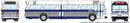 PREORDER Rapido HO 753032 1960s-1986 GM New Look-Fishbowl Bus, Deluxe Lighted, Assembled, Kansas City