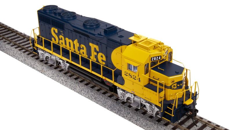 BLI 7530 EMD GP35, ATSF 2824, Blue Warbonnet, Paragon4 Sound/DC/DCC (GP35u), HO Scale