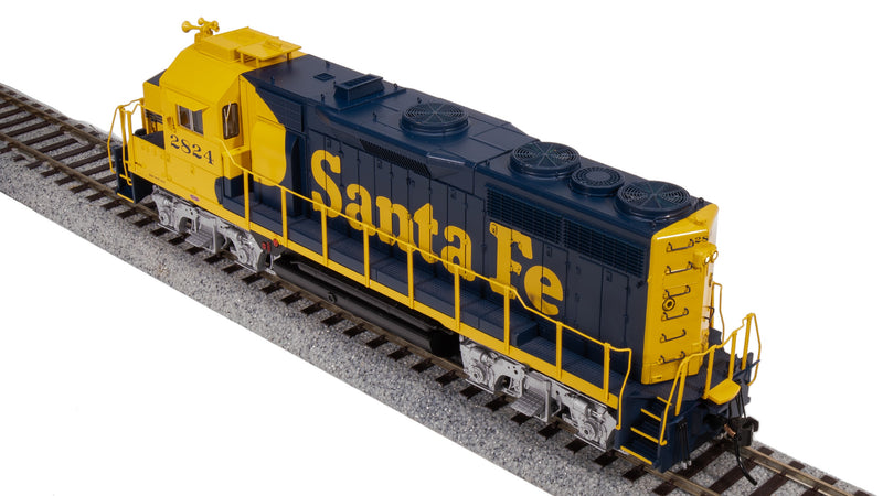 BLI 7530 EMD GP35, ATSF 2824, Blue Warbonnet, Paragon4 Sound/DC/DCC (GP35u), HO Scale