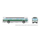 PREORDER Rapido HO 753106 Mid-1960s, 1980s Suburban New Look Bus, Lighted, GO Transit