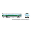 PREORDER Rapido HO 753107 Mid-1960s, 1980s Suburban New Look Bus, Lighted, GO Transit