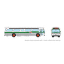 PREORDER Rapido HO 753113 Mid-1960s, 1980s Suburban New Look Bus, Lighted, Golden Gate Transit