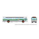 PREORDER Rapido HO 753114 Mid-1960s, 1980s Suburban New Look Bus, Lighted, Golden Gate Transit