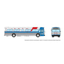PREORDER Rapido HO 753128 Mid-1960s, 1980s Suburban New Look Bus, Lighted, New York Bus Service