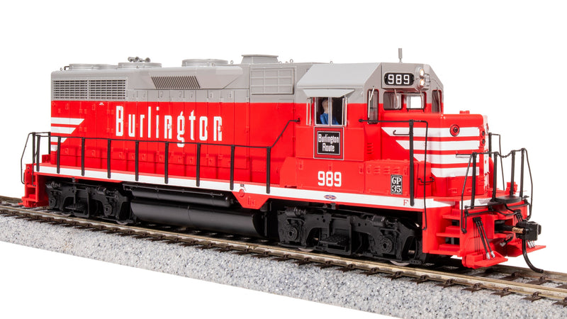 BLI 8222 EMD GP35, CBQ 989, Chinese Red, No-Sound / DCC-Ready, HO