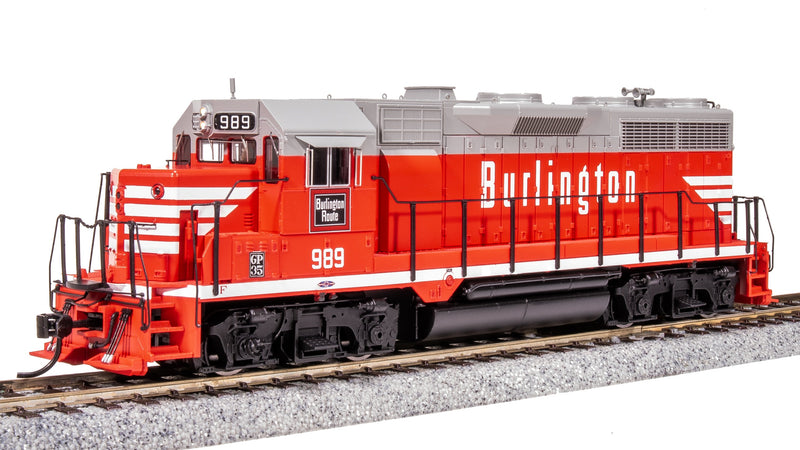 BLI 7534 EMD GP35, CBQ 989, Chinese Red, Paragon4 Sound/DC/DCC, HO Scale