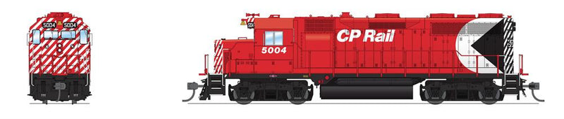 BLI 7538 EMD GP35, CP 5004, Multimark w/ 5" Stripes, Paragon4 Sound/DC/DCC, HO Scale