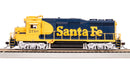 BLI 7560 EMD GP30, ATSF 2710, Blue Warbonnet, Paragon4 Sound/DC/DCC (GP30u), HO Scale