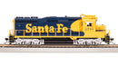 BLI 7560 EMD GP30, ATSF 2710, Blue Warbonnet, Paragon4 Sound/DC/DCC (GP30u), HO Scale
