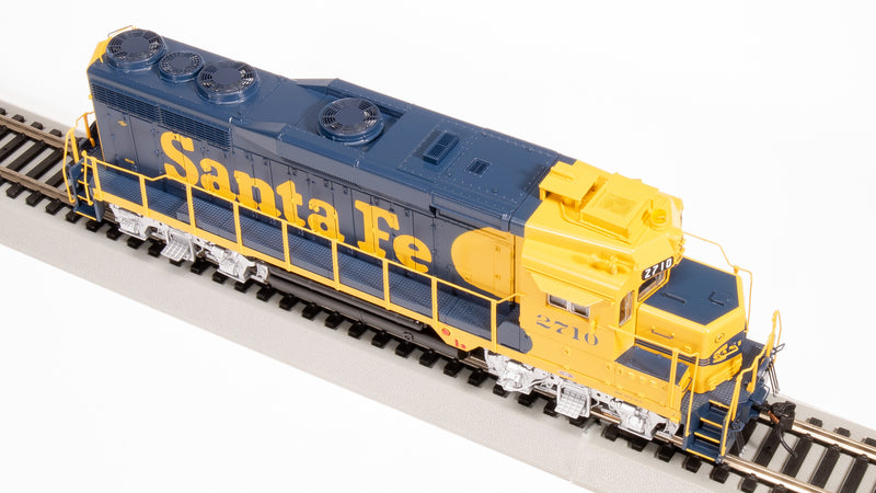 BLI 7560 EMD GP30, ATSF 2710, Blue Warbonnet, Paragon4 Sound/DC/DCC (GP30u), HO Scale