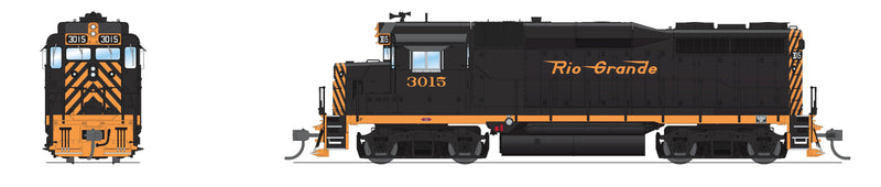 BLI 7571 EMD GP30, DRGW 3018, Small "Rio Grande", Paragon4 Sound/DC/DCC, HO Scale