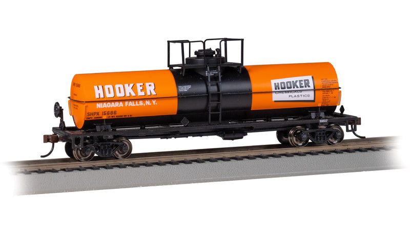 Bachmann 75803 Chemical Tank Car - Ready to Run -- Hooker Chemicals