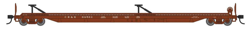 PREORDER Walthers Mainline HO 910-5225 75' Piggyback Flatcar, Chicago Burlington & Quincy