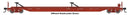 PREORDER Walthers Mainline HO 910-5239 75' Piggyback Flatcar, TTX
