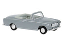 PREORDER Brekina HO 29161 1955-1967 Peugeot 403 Convertible, Assembled, Top Down (gray)
